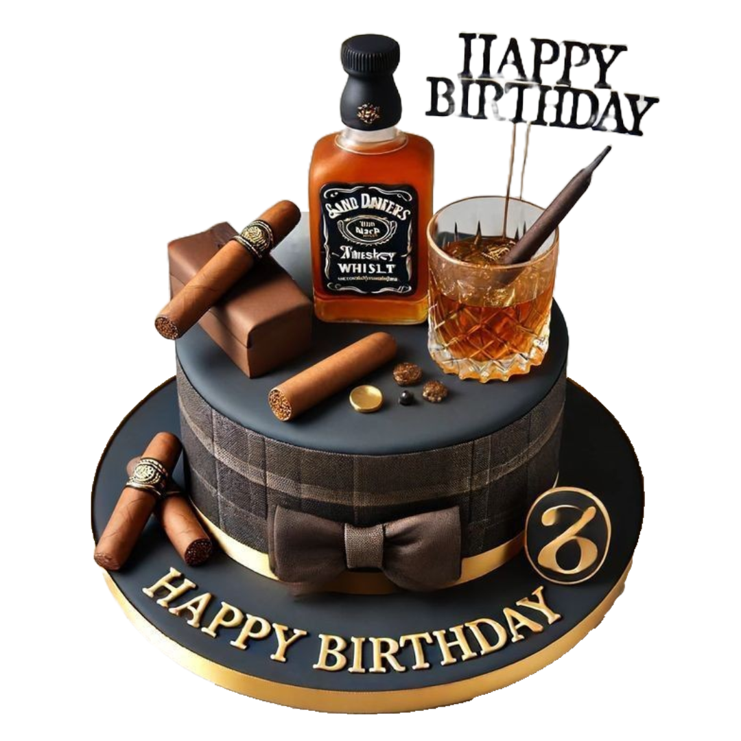 Adults Alcohol Theme Cake