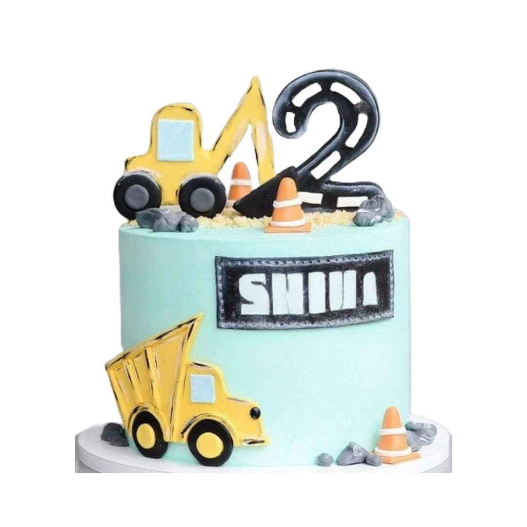 Construction Theme Cake for Kids | Paul’s Bakers
