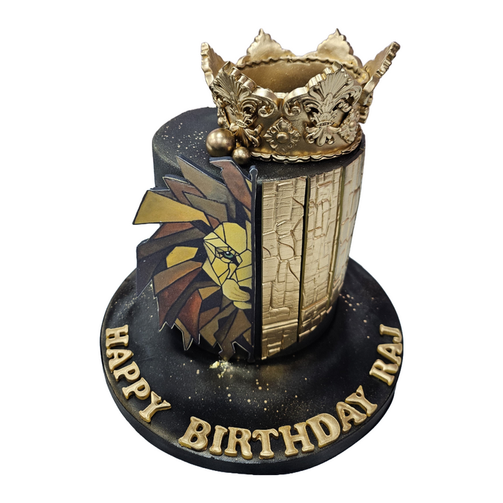 Royal Lion Themed Cake For Him | Paul's Bakers